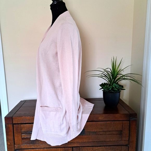 Matty M Pink Open Cardigan Women's Small Lightweight Knit Sweater NWT - Picture 3 of 14